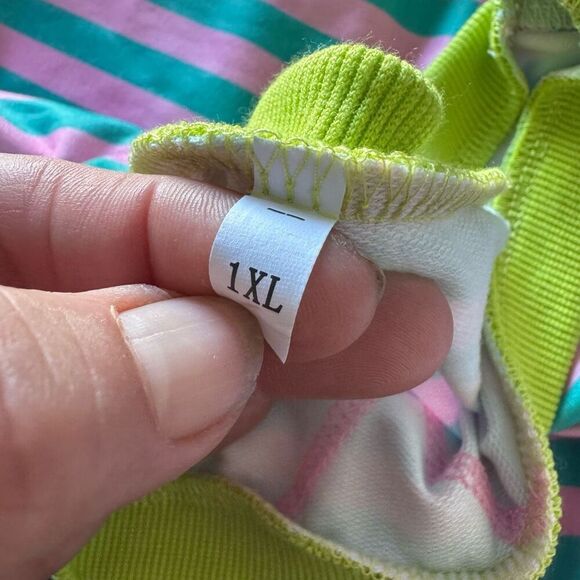 SHEIN Casual Striped Oversized Pullover Shirt Size 1XL - Picture 4 of 4